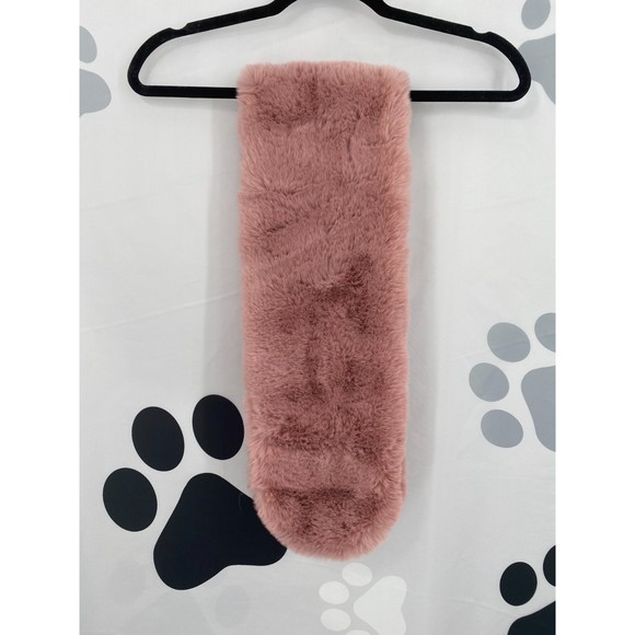 Inc NWT International Concepts Faux Fur Pull Through Scarf Soft Cozy Blush New - Picture 2 of 8